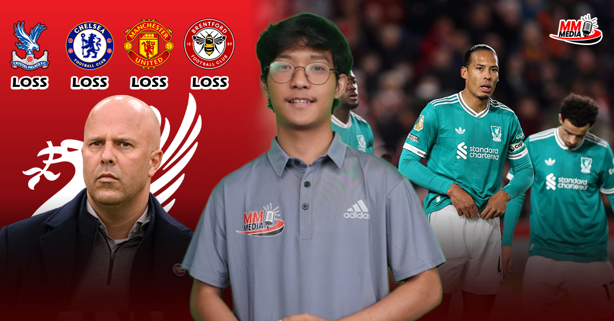 Liverpool's 4-game losing streak in the Premier League